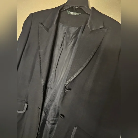 LAURA ASHLEY Formal Outfit Long Black dress and Blazer Size UK 16, EUR 42, US 12 - Picture 8 of 8